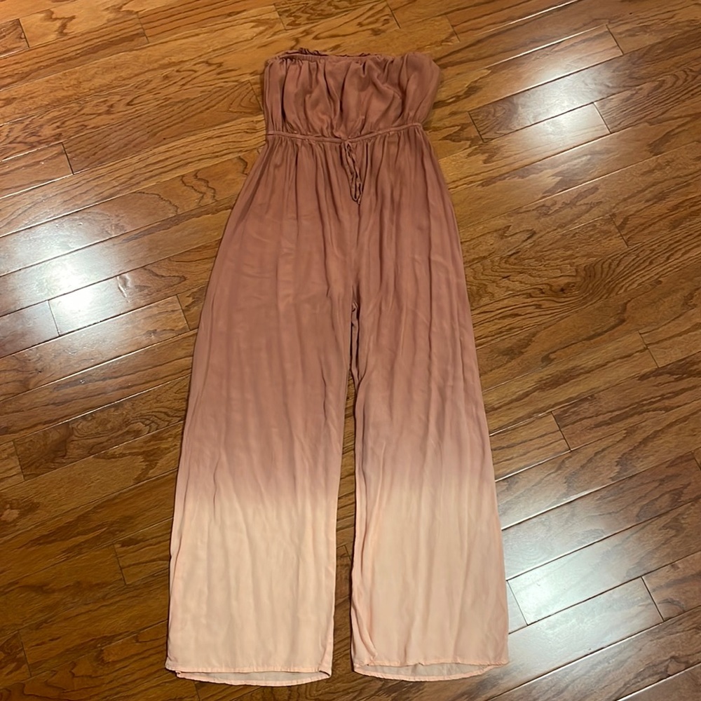 Boutique strapless jumpsuit! Size small.